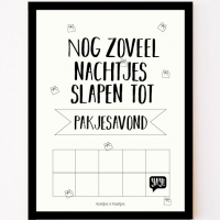 Free Printable Aftelkalender Pakjesavond
