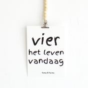 Vier het leven