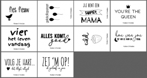 Set van 10 opstekertjes - set 3